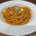 カフェ いっぽ - 料理写真:えびトマトクリームパスタ