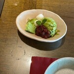 一望 - 抹茶あんみつ［自家製抹茶ババロア］