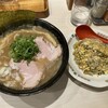 らー麺 鉄山靠 - 241030水　滋賀　らー麺 鉄山靠 瀬田本店　醤油とんこつラーメン大＆炒飯