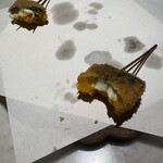 花林糖 - かぼちゃは凄く甘〜い、カマンベールがトロッと溶けて良いハーモニー