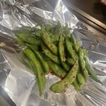 きゅうろく鉄板焼屋 - えだ豆のスパイス炒め！　？ 円。
