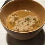 花林糖 - 肉吸い、柚子が香るお椀で凄く上品なお味