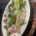 きゅうろく鉄板焼屋 - カツオのカルパッチョ！　1100円。