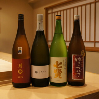 こだわりの日本酒とソムリエ厳選ワインに加え上質な日本茶