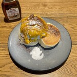 ESPRESSO D WORKS 所沢店 - かぼちゃモンブランパンケーキ