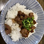 らぁ麺 麦一粒 - 信州産豚チャーシューの佃煮ご飯