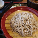 そば処 三分一 - きのこ汁つけそばの二八そば