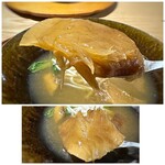 中華 大しげ - ＊厚みがあり、お味付けも絶妙で絶品でした。頂けて、ア～シアワセ。(*^_^*) 夫と店主御夫妻に感謝です。m(__)m