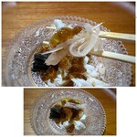 中華 大しげ - ＊甘みを感じる蟹身と軽い酸味のジュレがよく合い、美味しいこと。♪