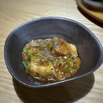 中華 大しげ - 麻婆茄子・・お写真は一人分。白茄子を使用されています。