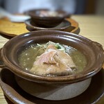 中華 大しげ - 佐賀牛の土鍋沙茶醤煮込み・・熱々で登場。