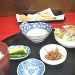 天ぷら　若杉 - 天ぷら定食。