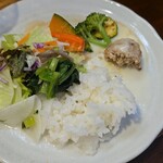 キッチン ブルー グローブ - 追加のワンプレート