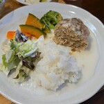 キッチン ブルー グローブ - 再びワンプレート