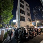 とんかつひなた - 「ひなた」から帰るときに「とん太」の前を通りました。未だ17時45分前くらいで30人位。