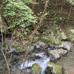 ちわき - 見下ろすと、大丹波川が流れています