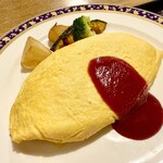 洋食 花乃湯 - オムライス