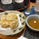 四季亭 - たら白子天ぷら