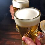 炭火焼肉 ホルモン にく式 - 乾杯！