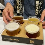 シェアードブルワリー - ドリンク写真:◯4種のティスティングセット¥1,800
…150ml×4種。