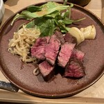 炭火焼肉 肉の匠 ひうち - 和牛赤身ステーキ
