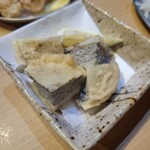 大衆酒場魚八 - 加賀蓮根とメギスの挟み揚げ