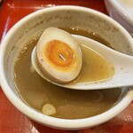 めん和正 - ◾️つけ麺1玉¥900
      ◾️味玉¥50
      　※今回も定番の『ネギ多め』も申告❣️