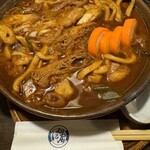 煮込みうどん かに屋 - ピリ辛にんにく味噌煮込みうどん