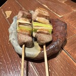 炭火焼き鳥 鴨尽 - 