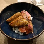 代官山鉄板ゆうり - うな牛丼