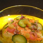 ガストロノミー ジョエル・ロブション - ズワイガニ　アボガドのフォンダンとトマトのジュレと共に。