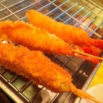 元気屋 - 【２０１４年４月　再訪問】海老＆ソーセージ