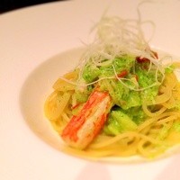 代官山ASO チェレステ 二子玉川店 - 蟹とドライトマト入りブロッコリースパゲッティ