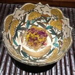 ぬま田 - 毛蟹　菊の花のジュレ