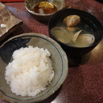 黒木 - ご飯と味噌汁美味しかった