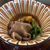 東京 芝 とうふ屋うかい - 特選和牛治部煮と寒干し大根