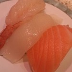 回転鮨 清次郎 - 3点盛り