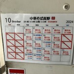 中華そば 髙野 - 