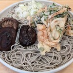 がんぎ - がんぎ 新川一丁目店 かき揚げ（冷）＋ 椎茸