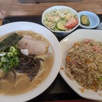 うちだラーメン - ラーメンＡセット　1150円