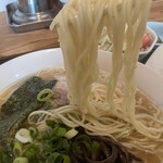 うちだラーメン - 博多よりやや太いストレート麺
