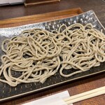 蕎麦切り 春のすけ - もりそば2種食べ比べ（太打ち田舎そば）2024.10