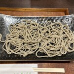蕎麦切り 春のすけ - もりそば2種食べ比べ（太打ち田舎そば）2024.10