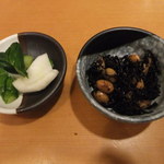 はせ川 - 漬物、小鉢