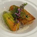 レストラン ラ・フロレゾン・ドゥ・タケウチ - LE SAUMON D'AKAFUJI