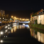 ふる川 - 宿の前の小樽運河