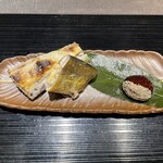 菜花むら - 大将おすすめ　子持ち鮎の塩焼きと和栗