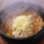 焼肉家ごんたか - 料理写真:石焼ユッケジャンリゾット