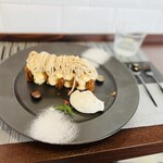 マンジェ・ササ - 栗のアシェットミルフィーユ　１７６０円（ドリンク付）