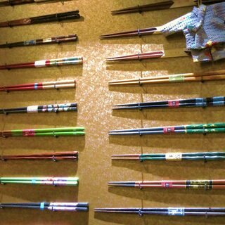 「銀座夏野」のお箸を使用